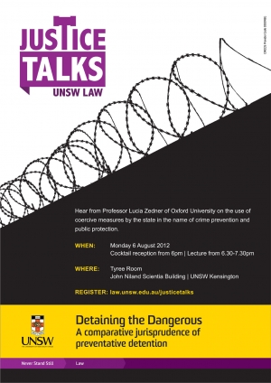 Thumbnail image for UNSW to host lecture on preventative detention
